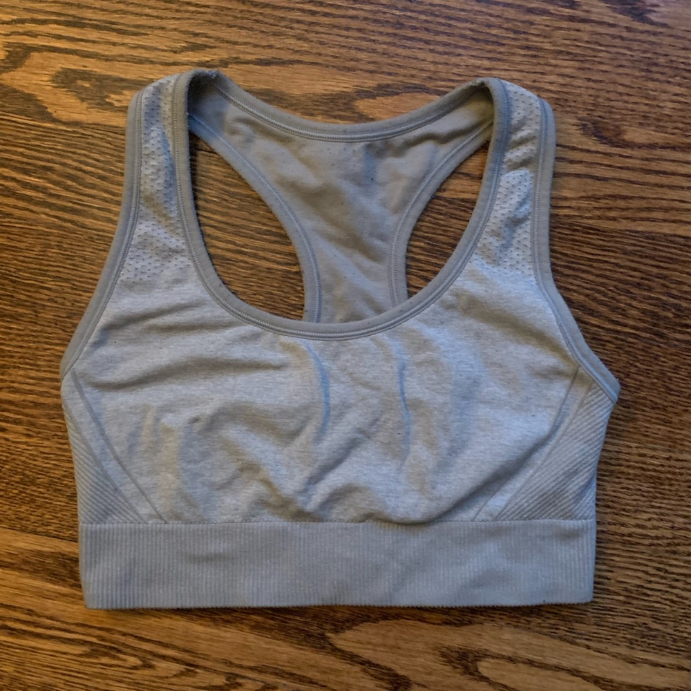 All In Motion Gray Sports Bra